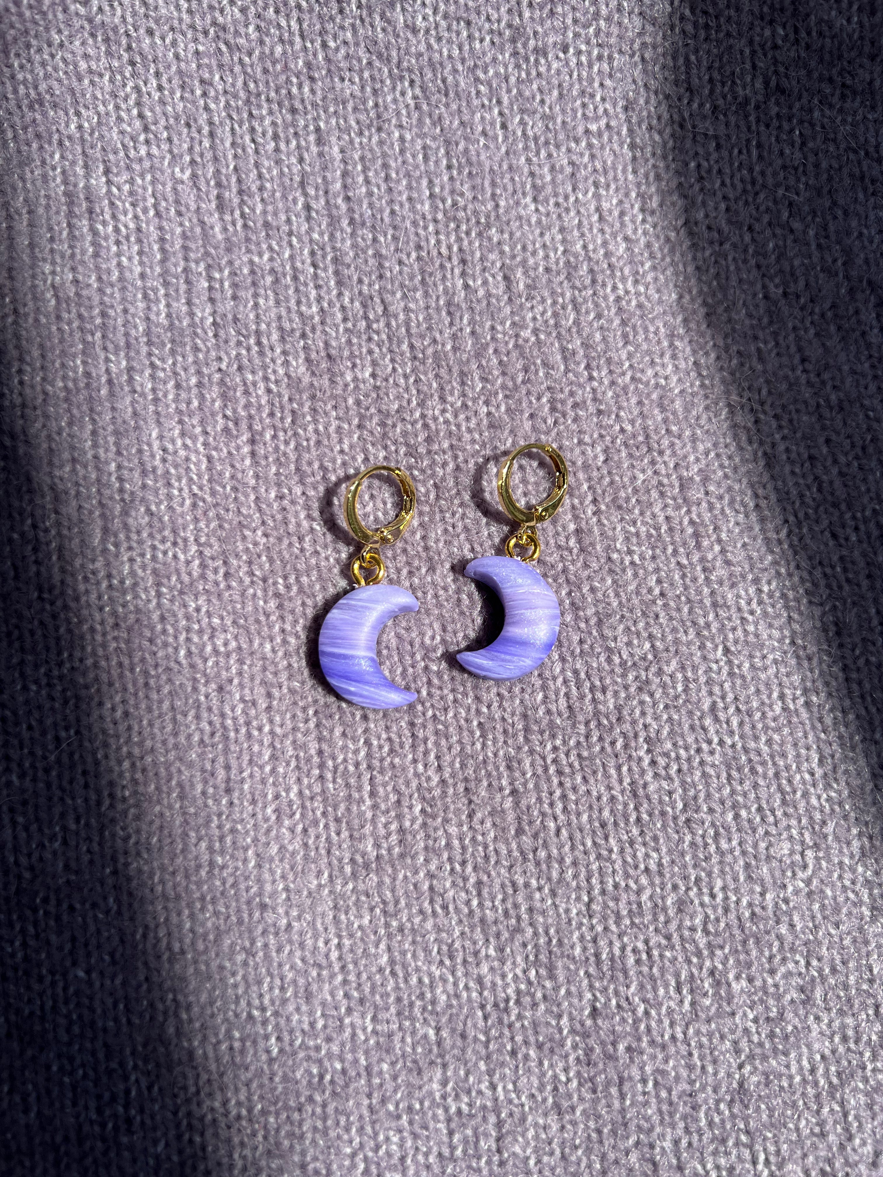 Mini moon bead charms