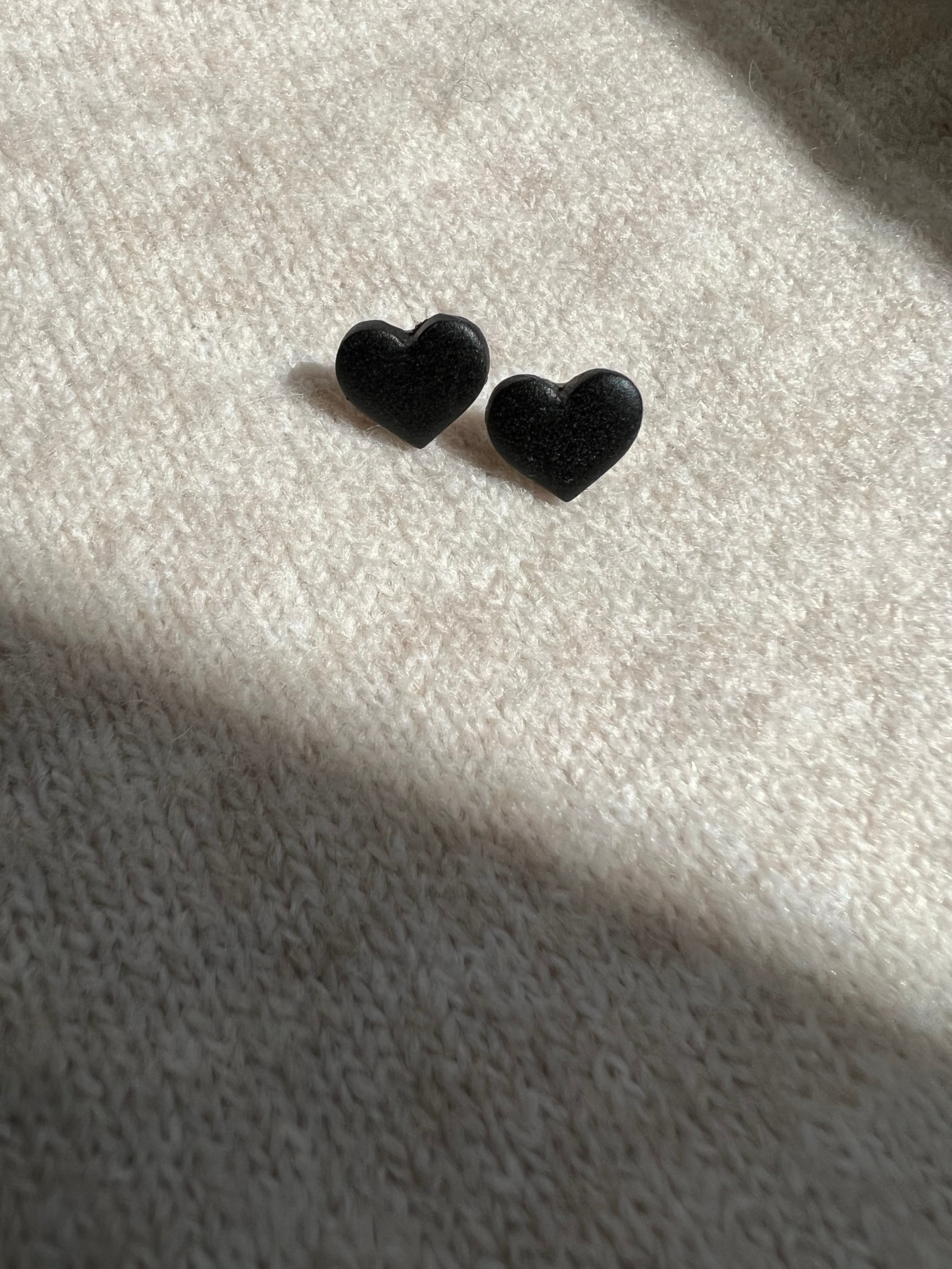 Heart studs
