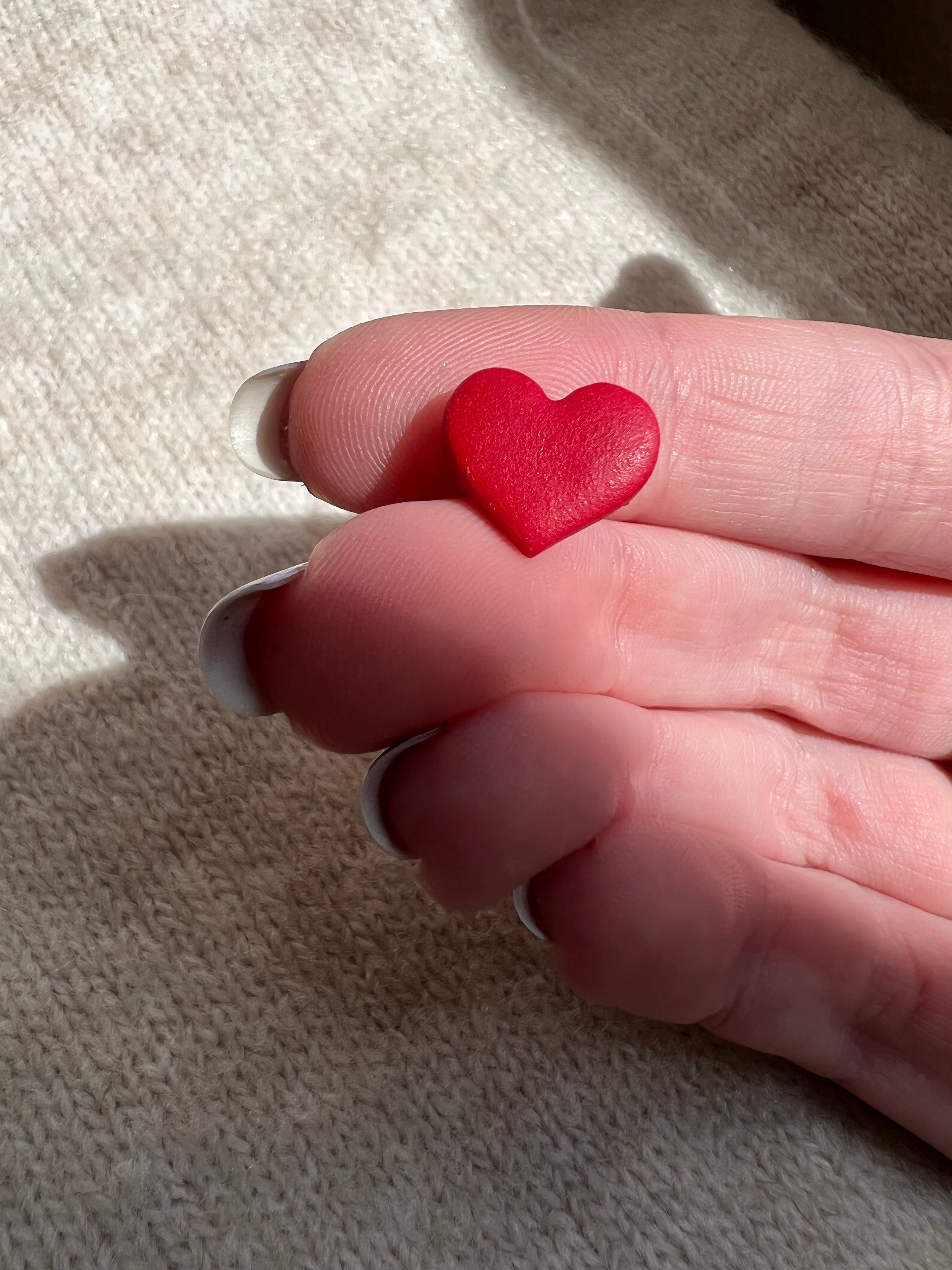 Heart studs